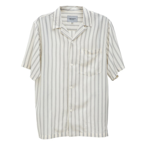 Carhartt WIP S/S Reyes Shirt Reyes Stripe Wax/Black I031461_1EC_XX Degli Uberti